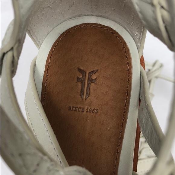 Frye Heather Gladiator - Cream White - Picture 5 of 8